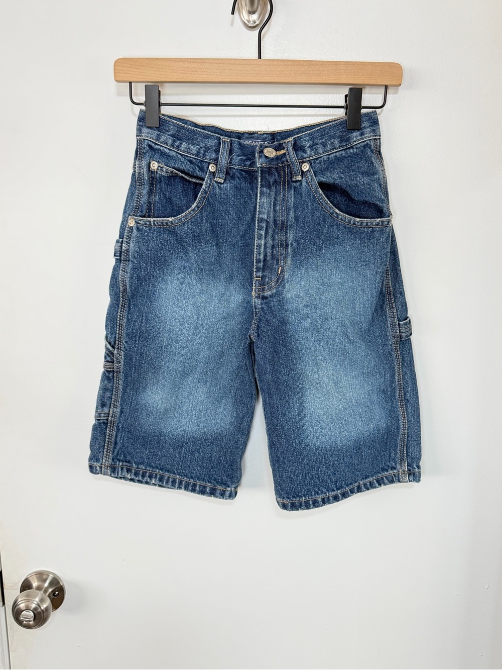 Kids Dark Wash Jean Shorts - 8